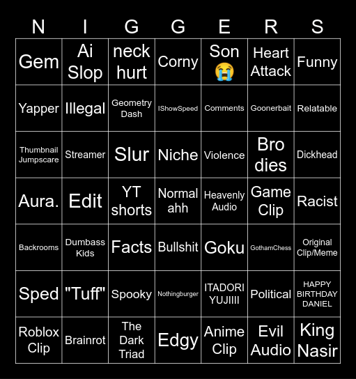 Ig Reels Bingo Card