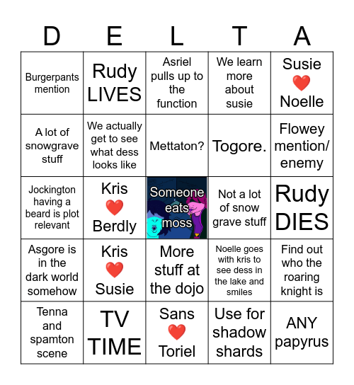 ON MY RUNE Bingo Card