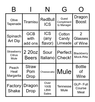 Saturday 6/27/26- 5 Winners- diagonal/blackout/vertical, horizontal, X Bingo Card
