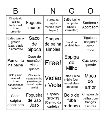 Bingo do Ecoparque Brusque Bingo Card