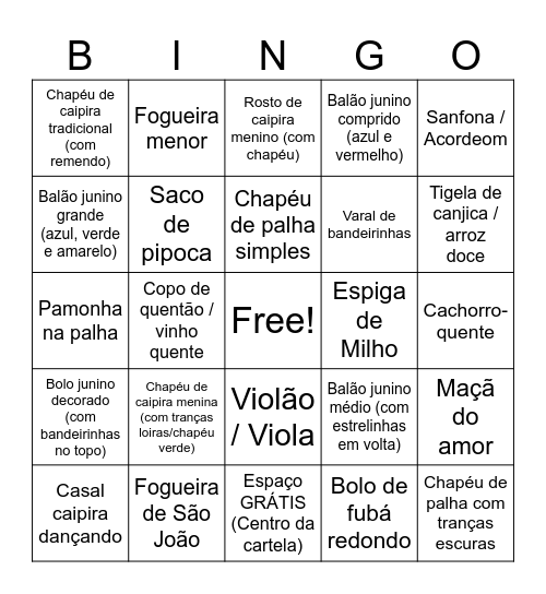 Bingo do Ecoparque Brusque Bingo Card