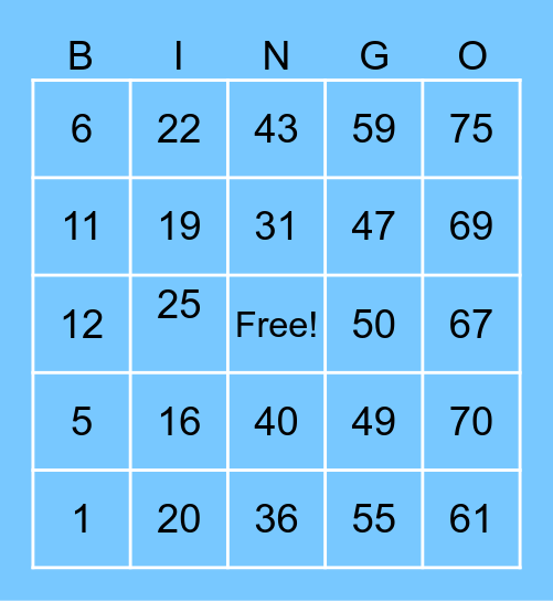 ZACKI IMNIDA Bingo Card