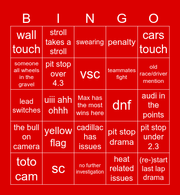 Austria Bingo Card