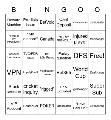 Social Team Summer Slam 2026 Bingo Card