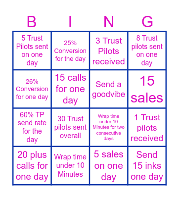 New starters Octo Bingo! Bingo Card