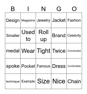 Unit 2 M3 Bingo Card