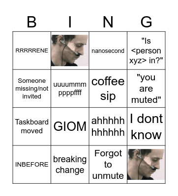 FW + Test Bingo Card