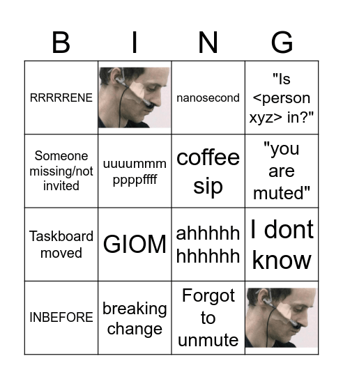 FW + Test Bingo Card