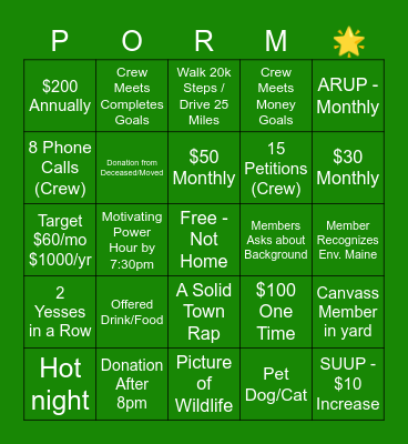 BINGO BANGO BONGO - ENVIR MEE BINGO Card