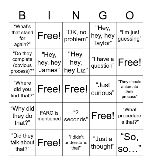 Review Bingo Card