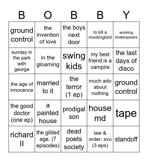 rsl bingo! Bingo Card