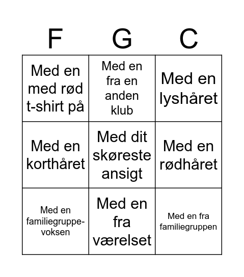 Billed Bingo Card