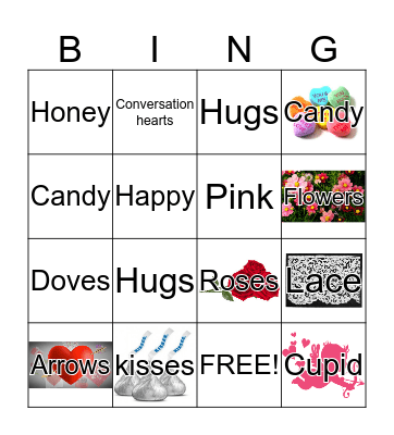 Valentine's Day Bingo Card