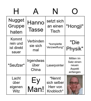 Knobi Bingo Card
