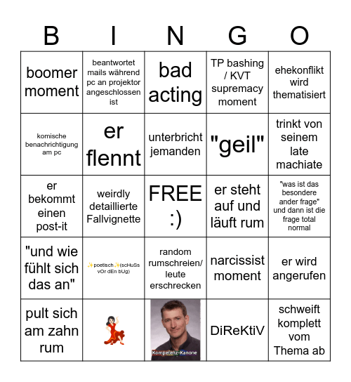 berking bingo updated version Bingo Card