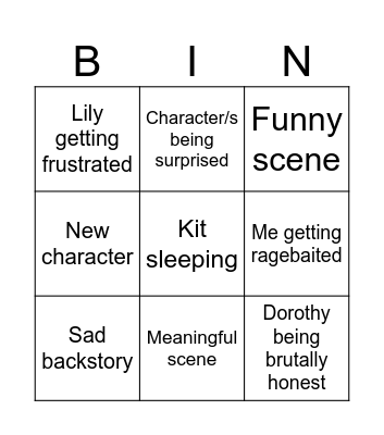 LTAP Bingo Card Bingo Card