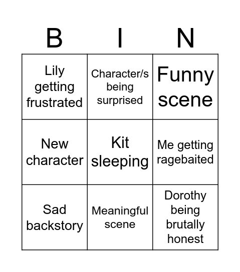 LTAP Bingo Card Bingo Card