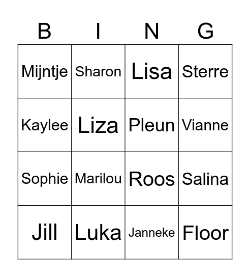 Bingo Diploma uitreiking PV44-A Bingo Card