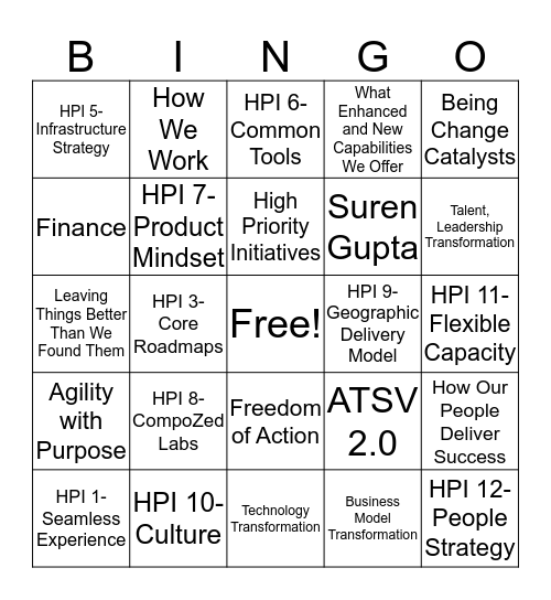 ATSV 2.0 Bingo Card