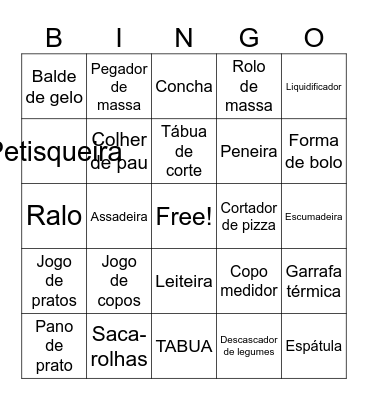 CHÁ DE LANGERIE DA SIRLEI Bingo Card