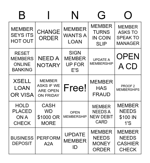 SUMMER DAYS BINGO Card