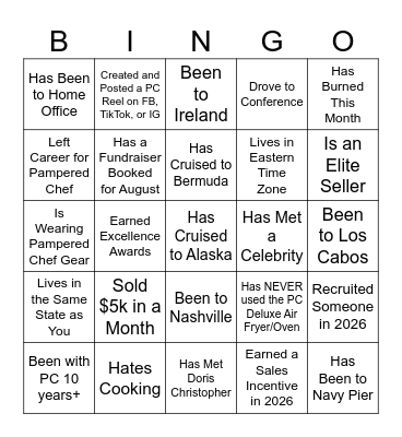 PC BINGO Card
