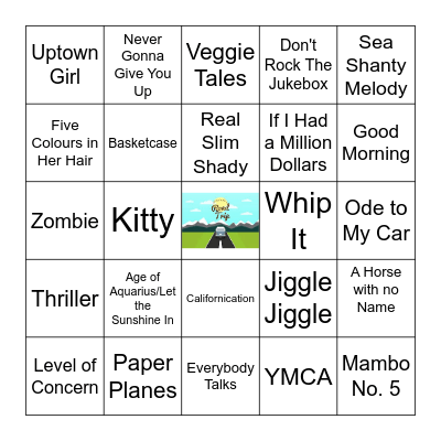 Family Trippin' Bingo Card