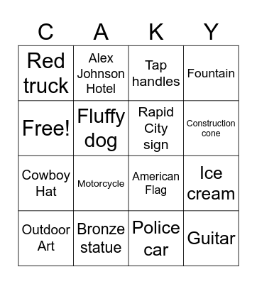 Birthday Shenanigans! Bingo Card