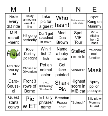 You're Souls Are... Bingo Card