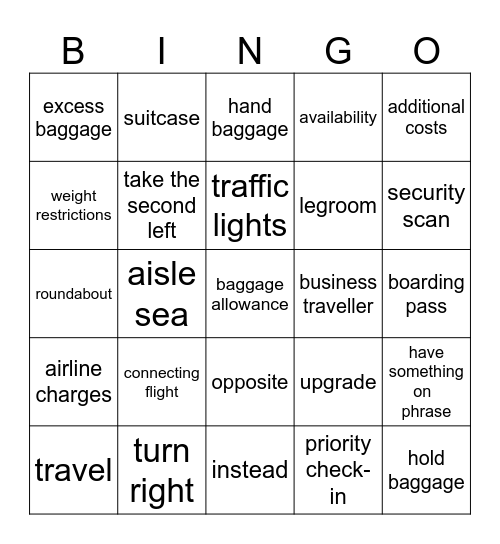 REVIEW Bingo Card