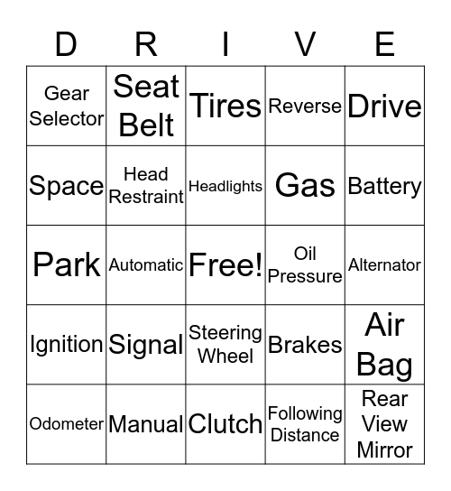 Valentine's Day Bingo Card