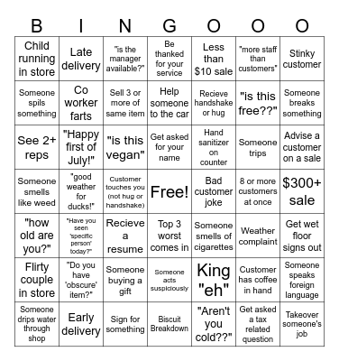 Kingo Bingo Card