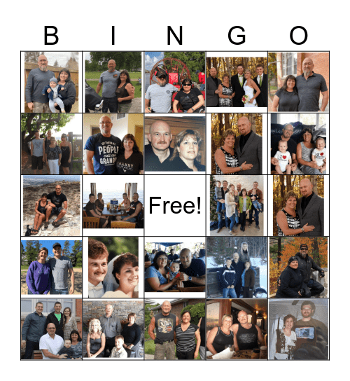 JUST MARRIED 40 YEARS AGO Bingo Card