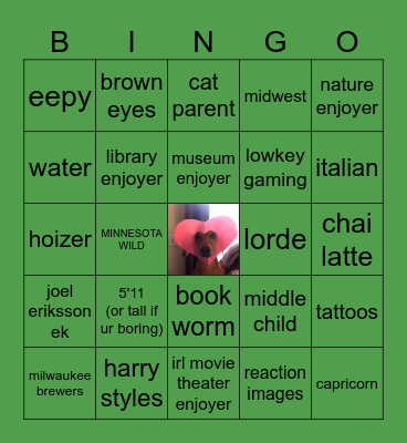 beep bingo Card