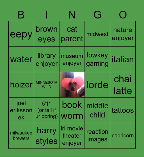 beep bingo Card