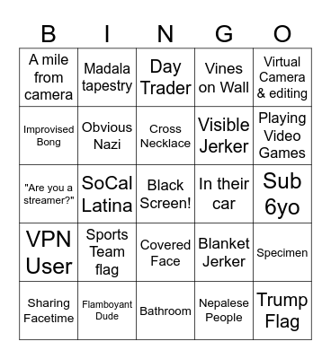 OBINGLE V2 Bingo Card