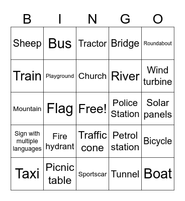 GeoGuessr Bingo 2 Bingo Card