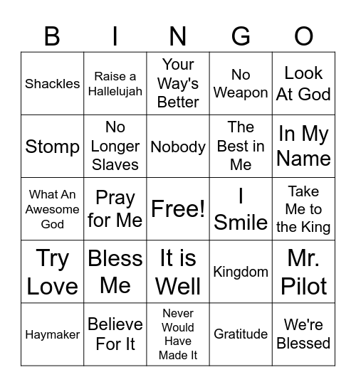 Freedom in Christ-- Round 2 Bingo Card