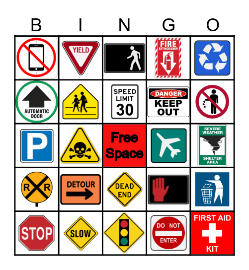 Community Signs Bingo Card