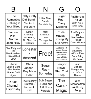 Red white and boom vol 3 Bingo Card