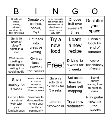 TN Bingo Card