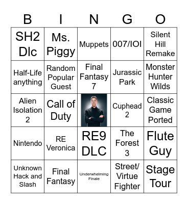 THE GAME AWARDS 2026 BINGO Card