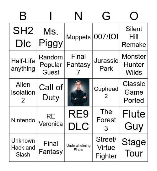 THE GAME AWARDS 2026 BINGO Card