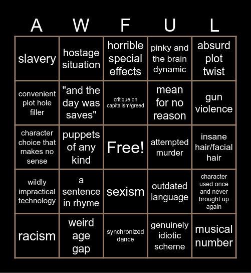 babes in bingoland!!! Bingo Card