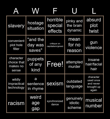 babes in bingoland!!! Bingo Card