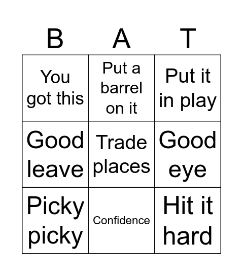 Express Bingo Card