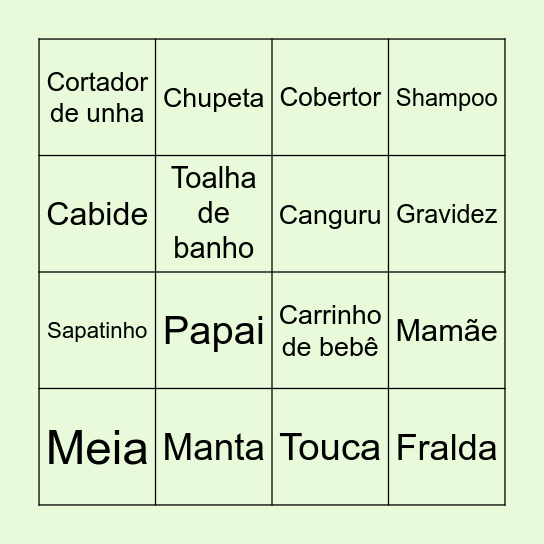 Chá do Murilo Bingo Card
