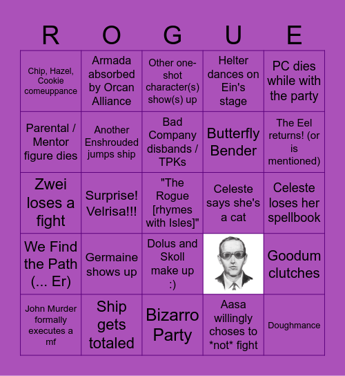 Rogue Isles Long-Term Bingo Card