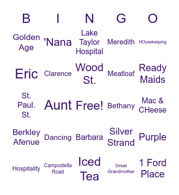 Happy Birthday Joyce! Bingo Card