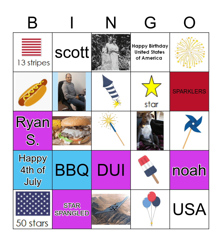 Our Independence Day Bingo 2026! Bingo Card